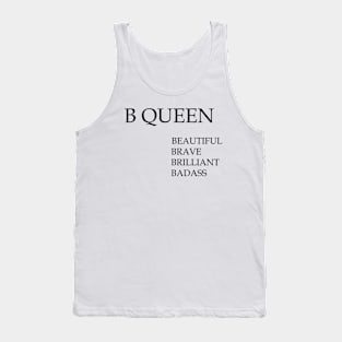 beautiful brave brilliant badass woman Tank Top